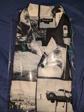 Pacsun Hollywood Film Short Sleeve Button Up Shirt